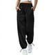 thumbnail image 5 of Pantalones deportivos de pierna ancha con cordón informal para mujer de estilo europeo y americano de otoño Pantalones de pierna ancha para mujer, 5 of 6