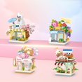 thumbnail image 1 of Street View Micro Particle Building Blocks, Small Particle Cute Sweet Shop Candy Shop Model, Mini Decoration For Birthday Gifts, 1 of 5