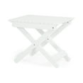 thumbnail image 3 of Outdoor Folding Side Table for Patio, Garden & Camping, Adjustable  Table with Coffee & Dining Board, White, 3 of 7