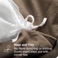 thumbnail image 4 of Bare Home Flannel Duvet Cover Set - 100% Flannel Cotton - Double Brushed - Twin/Twin XL, Taupe, 4 of 6
