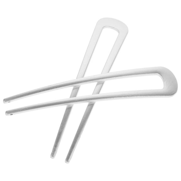 Soimiss 2Set Vintage U Shaped Hair Pins for Women Elegant Hair Styling for Weddings