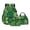 Green - Cow, variant on DISNIMO Cow Printed 3 Pcs Backpack Set for Boys Girls, Lightweight Backpack and Lunch Bag Set for Primary Preschool Student, 17 Inch Large Student Backpack with Pencil Pouch