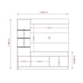 thumbnail image 4 of Centro de Entretenimiento Móveis-MX Prime Natural - Off White, 4 of 4