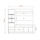thumbnail image 4 of Centro de Entretenimiento Móveis-MX Prime Natural - Off White, 4 of 4