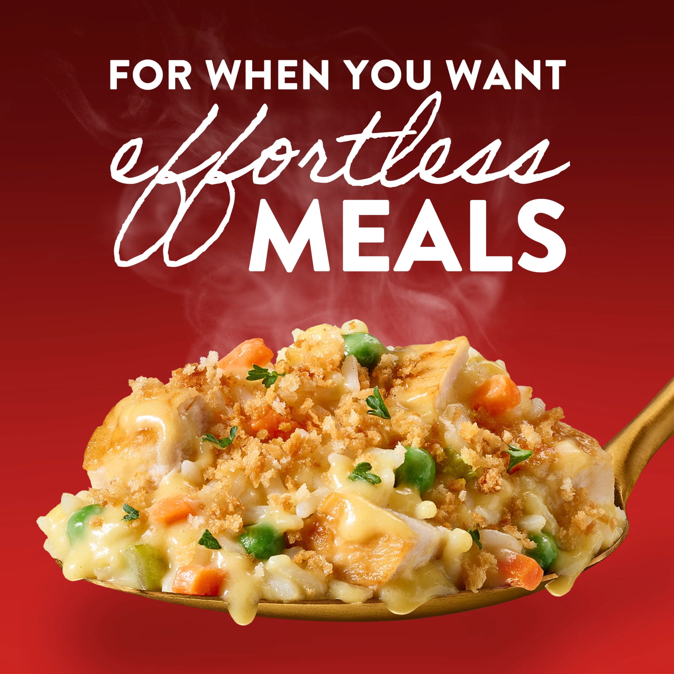 Stouffer’s Grandma’s Chicken and Vegetable Rice Bake, Family Size, Frozen Family Dinners 36 oz