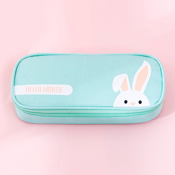 pstuiky Bolsa de papelería para estudiantes del campus gran capacidad alta belleza multicapa bolsa de papelería para estudiantes del campus