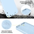 thumbnail image 3 of Sumao Designed for iPhone 14 Pro Max  Case, Silicone Shockproof Slim Thin Phone Case (Baby Blue), 3 of 10