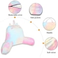thumbnail image 4 of Reading Pillow for Kids, Unicorn Backrest Pillows for Sitting in Bed with Washable Cover, Back Support Husband Pillow with Arms for Bed and Couch, 4 of 6