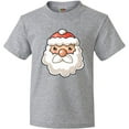 thumbnail image 3 of Inktastic Cute Santa Claus Face Youth T-Shirt, 3 of 5