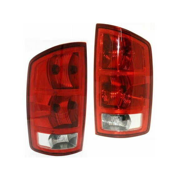 Rear Tail Light Set - Compatible with 2002 - 2006 Dodge Ram 1500 2003 2004 2005