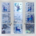thumbnail image 4 of LINLIN Christmas Window Stickers, 10 Sheets Christmas Elk Snowflake Wall Stickers Christmas Window Decorations DIY Window Door Stickers for Home Shop Party Christmas Decorations, 4 of 7