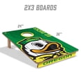 thumbnail image 3 of YouTheFan NCAA Oregon Ducks 2' x 3' Cornhole Game, 3 of 6