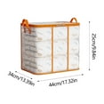 thumbnail image 3 of HYLLai Large Transparent Storage Bag for Clothes, Quilts, Blankets, Waterproof & Dustproof Organizer with Zipper for Moving or Home Use (A), 3 of 6