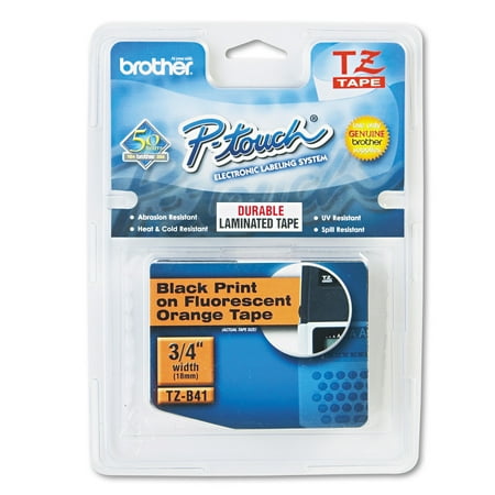 Laminated 3/4' Tz Tape Cartridges - Brother P-Touch TZ Standard Adhesive Laminated Labeling Tape, 3/4
