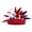 Colorful F A10, variant on Multi-Spiked Football Fan Hat National Flag Color Theme Headpiece | Trendy Unisex Headpiece for Soccer Leagues & Fan Clubs C