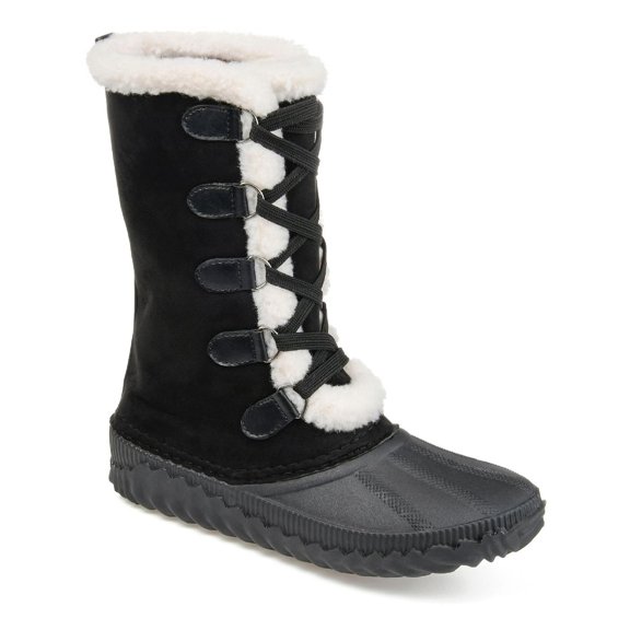 Journee Collection Womens Blizzard Faux Suede Cold Weather Winter & Snow Boots
