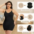 thumbnail image 3 of ANYFIT WEAR Plus Size Shapewear Slip Dress for Women Under Dress Tummy Control Slip Dress Body Shaper Cami Dress, 3 of 7