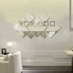 thumbnail image 3 of 7 Piezas Pegatinas de Pared de Espejo Decoración Pegatinas de Pared de Espejo Acrílico Decoración Pegatinas de Espejo de Baño 80x55cm para Decoración del Hogar Sala de Estar Dormitorio Plata, 3 of 5