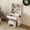 23.6"White, variant on Montary 31.5" Vanity Desk Set with Lighted Mirror, 4 Drawers, Storage, Hidden Compartments, Stool, White
