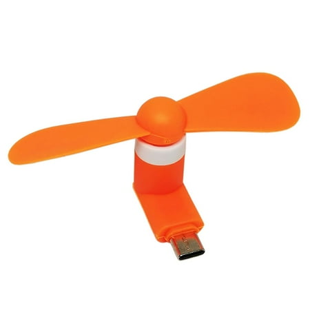 

Android Creative Mini Cooling Fans Mobile Phone Micro Fan Type-C USB C ORANGE