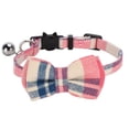 thumbnail image 2 of Cute Cat Necklace Pet Bowknot Collars Cat Necktie, Pet Collars, Cats For Pets Pink, 2 of 8