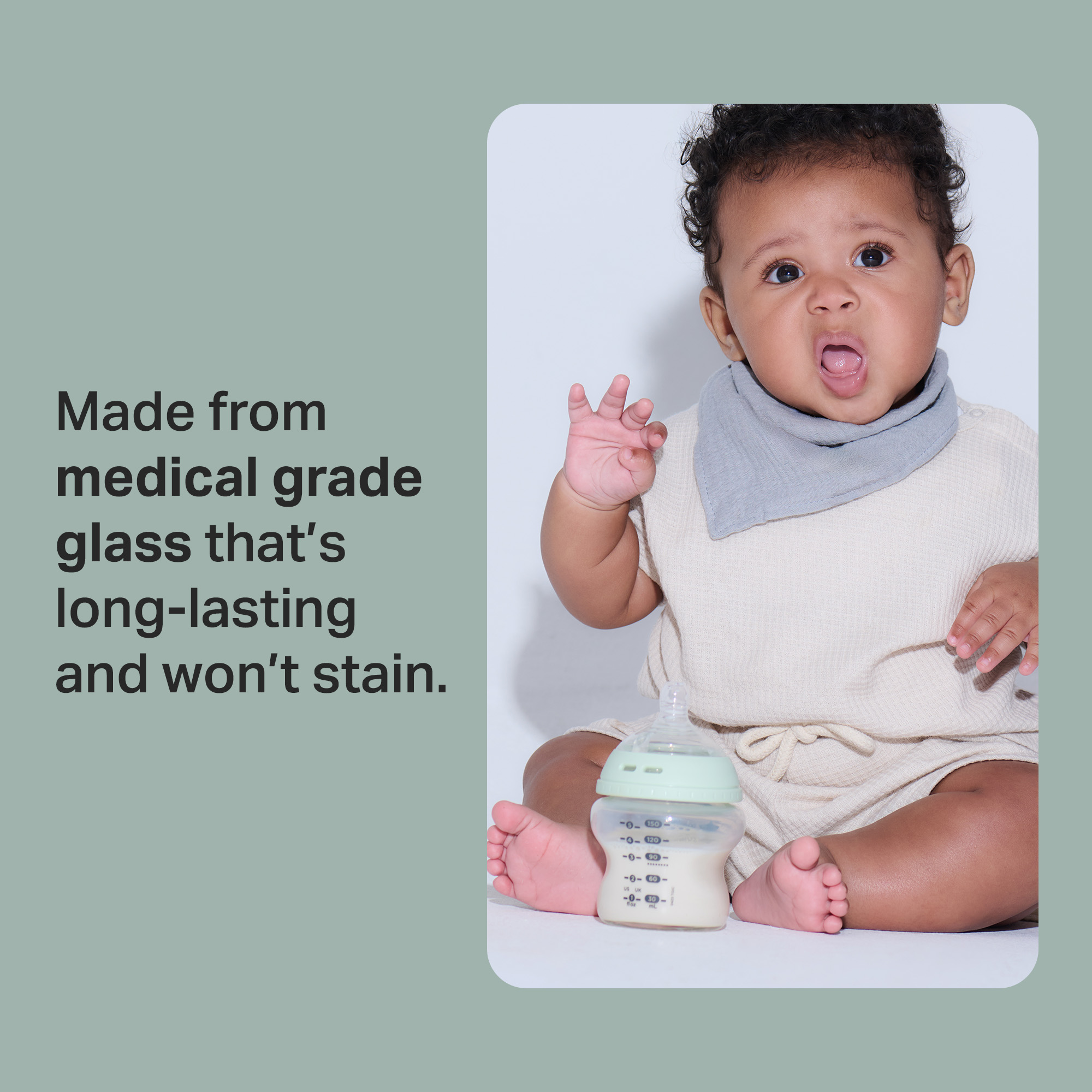 Tommee Tippee Natural Start 3-in-1 Glass Bottle Set, 9oz photo 3