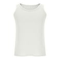 thumbnail image 4 of pstuiky Camiseta sin mangas para hombre, Camiseta de tirantes vintage de color liso para hombre, estilo casual, deportiva, transpirable, con cuello redondo Camisas para hombres xxl, 4 of 8
