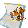thumbnail image 3 of 10-Pack Dog Pee Pad Trainer Dog Guide Diaper Pad Aid, Paper Fire Hydrant Shape Pet Diaper Pad Guide for Puppy Training, 3 of 9