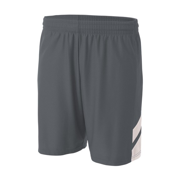 A4 N5178 Mens Fast Break Short - Graphite/White - 3XL