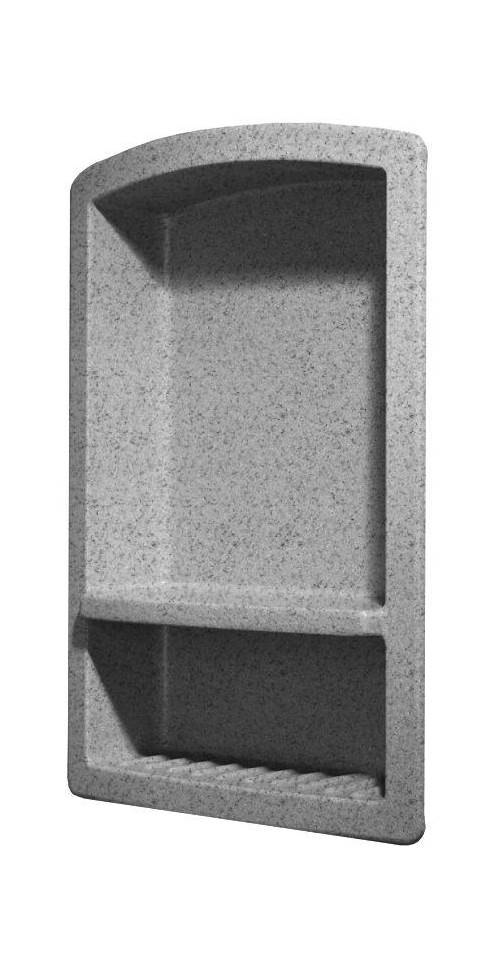 Swanstone RS22155.042 Recessed Shampoo Shelf, Gray Granite Walmart