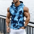 thumbnail image 2 of Gamivast Mens Sun Hoodie Zip up Regular Fit Sleeveless Cooling Hoodie Lightweight Soft Fabric Sun Protection Hoodie for Gym Workout And Athletic Outfits, 2 of 8