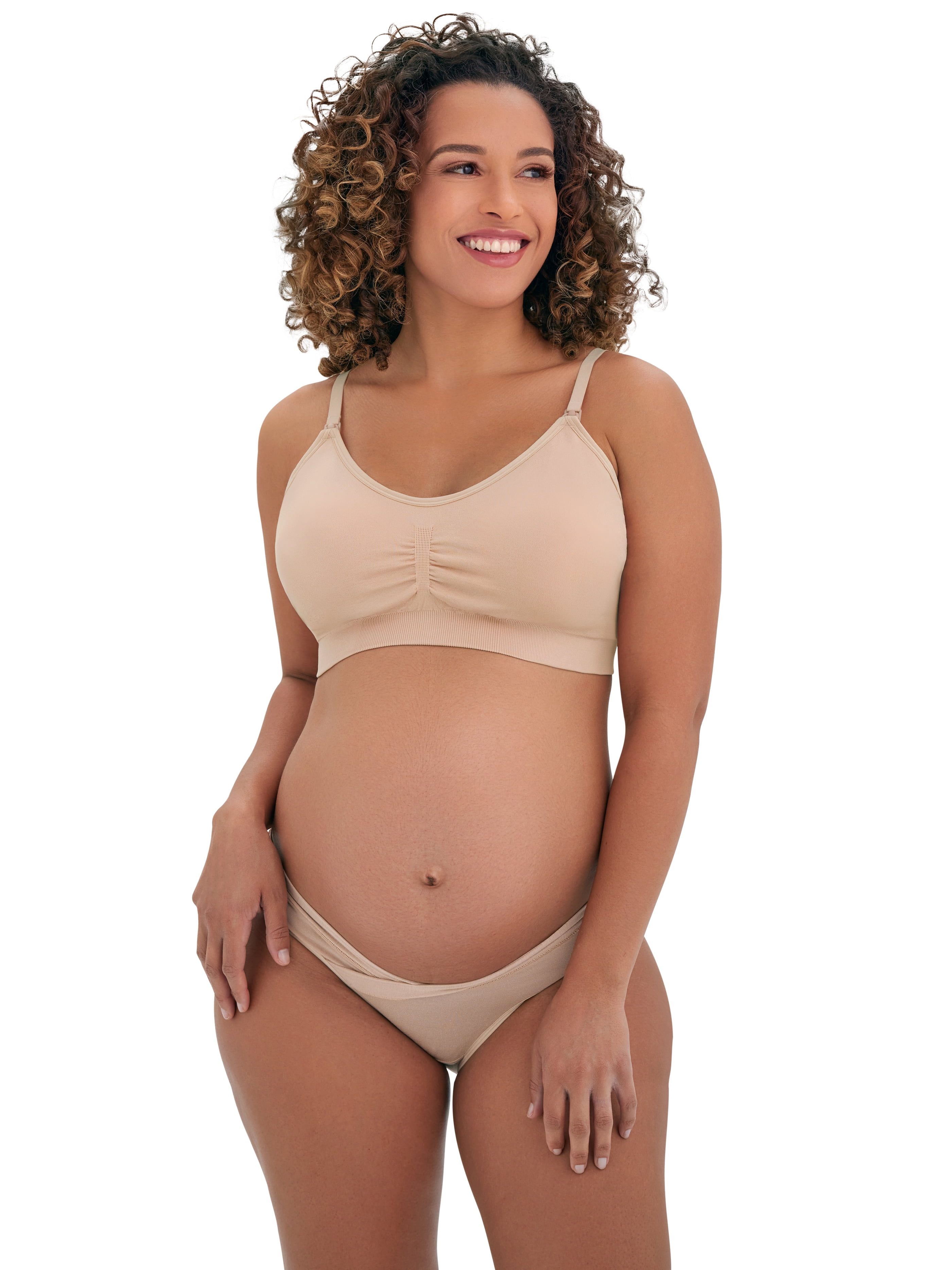 Joyspun Women’s Maternity Seamless Nursing/Pumping Bralette, Sizes S-XXXL