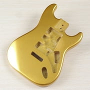 Electric Guitar Body Poplar Wood Electric Guitar Barrel For DIY Electric Guitar(yellow)