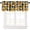Sunflower-7, variant on Autumn Sunflowers Window Valance, Natural Flowers Blooming Yellow Floral Vintage Farmhouse Barn Plank Print Blackout Window Treatment for Kitchen Bedroom Cafe, 54x18in