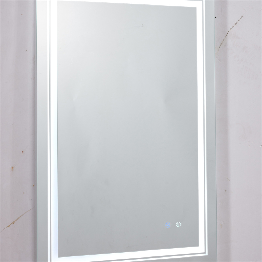 32 inch LED Lighted Bathroom Wall Mounted Mirror with High Lumen+Anti
