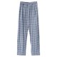 thumbnail image 5 of Pantalones de pijama para mujer, otoño e invierno, de algodón, sueltos, a cuadros, para uso exterior, primavera y otoño, verano, para el hogar, para chicas gorditas, 5 of 5