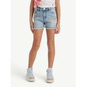 Justice Girls Fashion Denim Shorts, Sizes 6-18, Slim & Plus