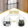 thumbnail image 4 of ELAYARD Iron Hanging Basket for Cabinet Doors, 1 Set - Kitchen and Bathroom Storage Organizer Solution, 4 of 8