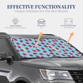 thumbnail image 4 of Hirioo Strawberries for 2PCS Windshield Sun Shade Foldable | Front Windshield Shade for Sun, Heat and UV Rays-Medium, 4 of 6
