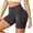Grey, variant on Women's Yoga Shorts High Waist Control Butt Lifting Seamless Compression Workout Shorts For Running Gym Training