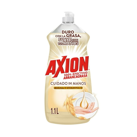Lavatrastes Líquido Axion Avena con Vitamina E 1.1 L