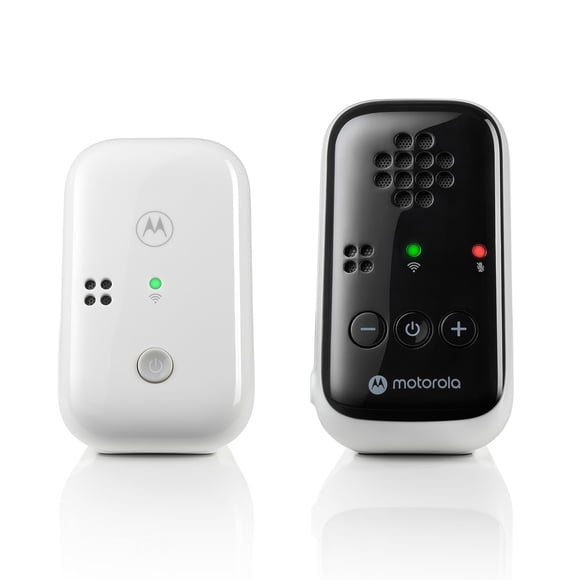 Monitor de audio para bebés Motorola PIP10: alcance de 1000 pies, conexión segura y privada, micrófono de alta sensibilidad, control de volumen, luz de detección de alerta, unidad portátil para padres