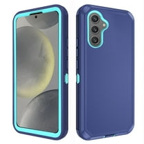 Asuwish Compatible with Samsung Galaxy S24 Plus S24 5G Phone Case Hybrid Rugged Shockproof Hard Protective Drop Proof Full Body Heavy Duty Mobile Cell Cover for S24Plus 24S S 24 Women Men Blue