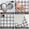 thumbnail image 4 of Front Door Mat Indoor Outdoor Outside Entrance - 16*24in Washable Gray Checkboard Thin Bathroom Rugs Fit Under Door, Bath Rugs for Bathroom, Kitchen Rugs Mats for Floor, 4 of 6