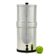 Big Berkey BK4X2 Countertop Water Filter System with 2 Black Berkey Elements and 2 Fluoride Filters