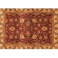 thumbnail image 1 of Ahgly Company Indoor Rectangle Abstract Orange Modern Area Rugs, 2' x 5', 1 of 4