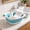 Sky Blue, variant on Emdiqzs Fruit Shaped Collapsible Bowl Foldable Silicone Bowl Kitchen Gadgets Collapsible Bowls Food Storage Multicolor