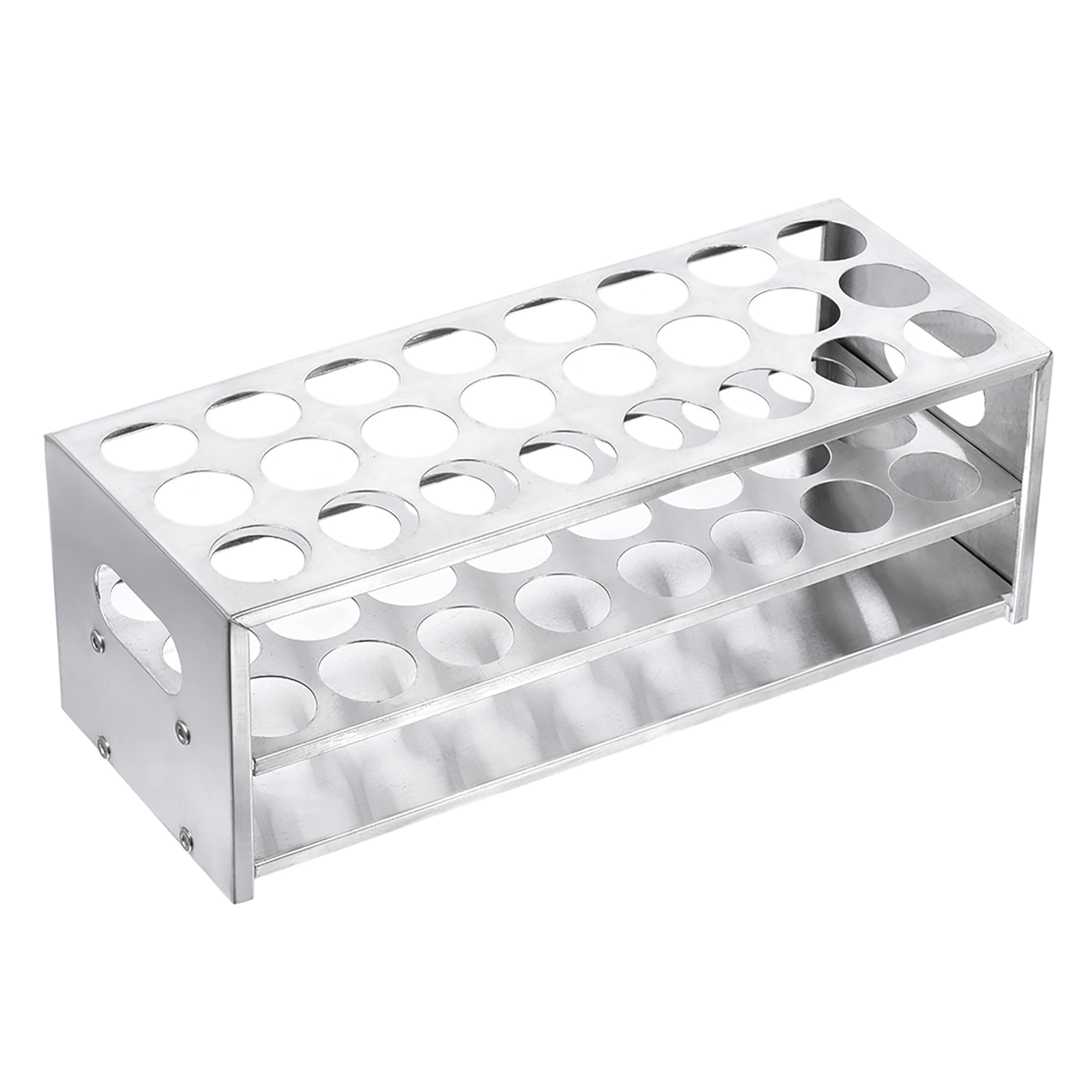 Aluminum Alloy Test Tube Holder Rack 24 Hole 3 Layer for 2832mm Tube Aluminum Alloy Test Tube Holder Rack 24 Hole 3 Layer for 2832mm Tube