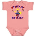 thumbnail image 3 of Inktastic My Very 1st 4th of July Boys or Girls Baby Bodysuit, 3 of 5