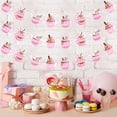 thumbnail image 2 of Kreatwow Hot chocolate Bar Decorations 3pcs Pink Hot chocola Bar Banner Hot Chocolate Bar Party Garland Decor for Xmas Winter Snowflake Wintertime Holidays Birthday Party Baby Shower Wedding for Girl, 2 of 6